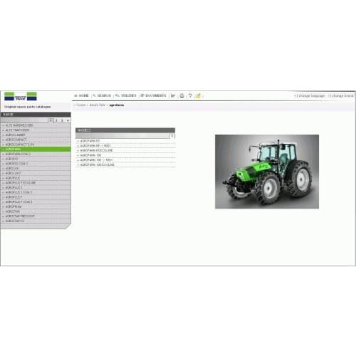 Deutz-Fahr, Hurlimann, Lamborgi, Same SDF 2014.10 ALL brands spare parts catalog and workshop service repair manual