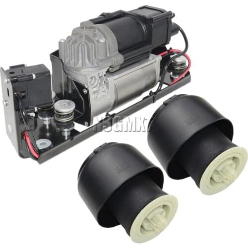 AP03 Air Suspension Compressor Pump With Valve Block + 2*Air Spring For BMW 5 7 Series F01 F02 F04 F07 GT F11 37206784137