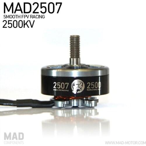 MAD 2507 2500KV Quadcopter Brushless Motor 4S 6S For Long Range FPV Racing Drone Quadcopter Aircraft Outrunner Motor Brushless