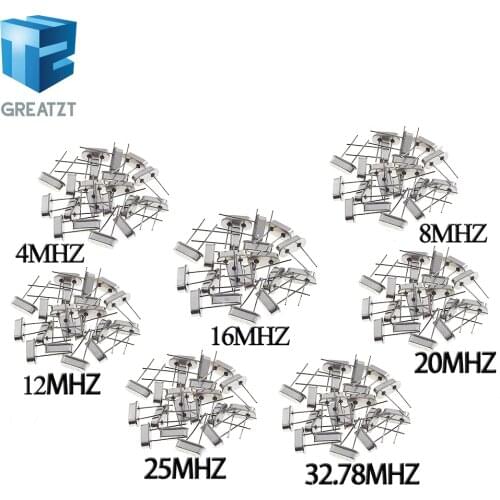100PCS 4Mhz 6Mhz 8Mhz 12Mhz 16Mhz 20Mhz 24Mhz 4.000mhz 8.000mhz igMopnrq Quartz Crystal Resonator Passive Oscillator HC 49S New