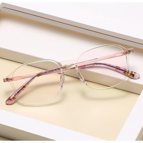 Logorela 1107 Acetate Optical Glasses Frame Women Retro Vintage Square Eyeglasses Prescription Spectacles Myopia Eyewear