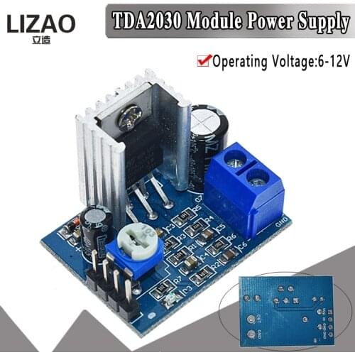 TDA2030 Module Power Supply TDA2030 Audio Amplifier Board Module TDA2030A 6-12V Single