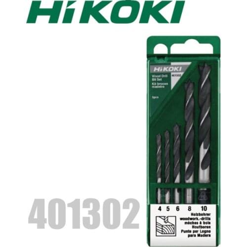 HiKOKI twist drill set for woodworking drilling (5PCS) 401302
