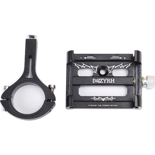 Premium Bike Motorcycle Phone Mount Handlebar Holder fit for Any Cell Phones GPS - Heavy Duty Aluminum Alloy