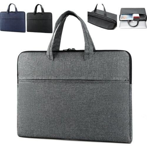 Slim Laptop Sleeve Bag Protective Case For 12.5" 13" 14" 15.6" Inch Notebook Computer Bag Men Travel Business Messenger Handbag