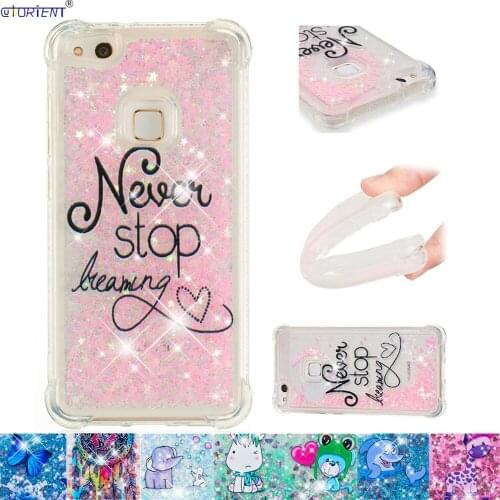 Bling Glitter Case for Huawei P10 Lite Soft Silicone Shockproof Back Cover WAS-LX1 WAS-LX1A WAS-L21 WAS L21 LX1 LX1A Cute Cases