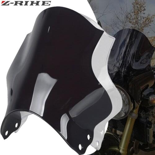 ZRIHE Motorcycle Black Windshield WindScreen For Honda Hornet CB400 CB600 CB750 CB900 CB919 CB250 CB 400 600 750 900 919 250