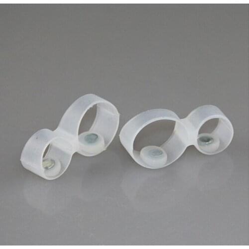 1Pair Toe Rings Slimming Magnet Lose Weight Healthy Slim Loss Toe Ring Sticker Silicon Foot Massage Feet Loss Weight Reduce
