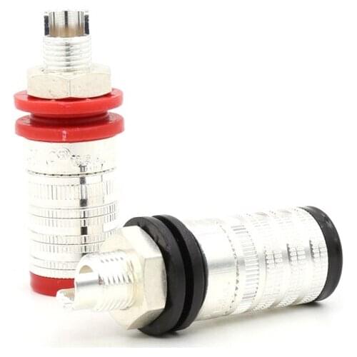 4PCS hifi audio Silver Plated Speaker plug, Terminal Binding post ,hifi speaker teriminal Jack Plug