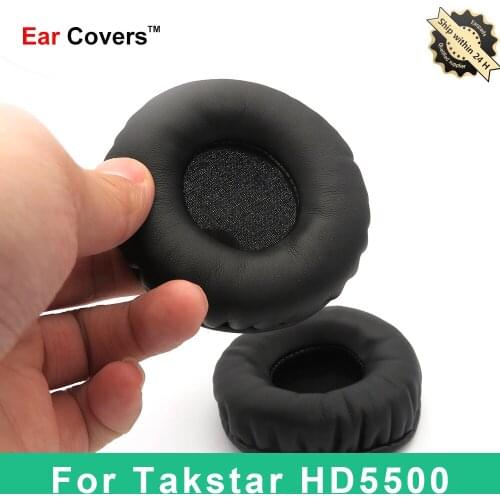 Ear Pads For Takstar HD5500 Headphone Earpads Replacement Headset Ear Pad PU Leather Sponge Foam
