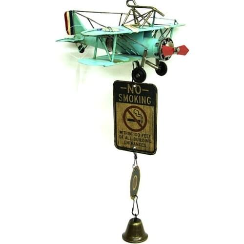 Decorative Metal Airplane Door Bell - Cafe, Restaurant, Hotel - Gift, Trinket, Vintage, high Quality Durable Material