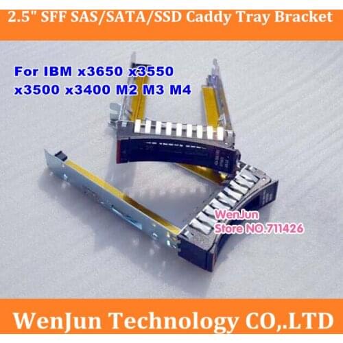 Hot sale 2.5" SFF SAS/SATA/SSD Caddy Tray Bracket For IBM x3650 x3550 x3500 x3400 M2 M3 M4 44T2216 with free shipping