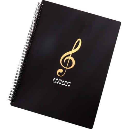 Multilayer Insert Folder Insert Pocket Transparent A4 Score Sheet Music Folder Piano Sheet Folder Information Book