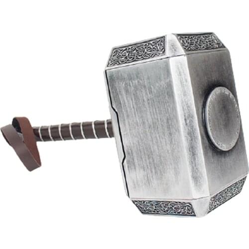 Marvel Avengers 1:1 Thors Hammer Weapon Model Toys Cosplay Thors Hammer Collectible Gifts For Friends