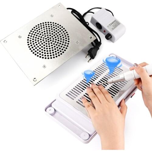 Built-in Table Desk Nail Dust Collector 6W Nail Suction Vacuum Cleaner SD-39C Strong Fan with Dust Bag Manicure Machine