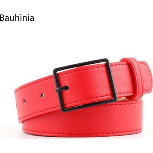 2021 new Fashion Decorative Womens Belt Creative Style Japanese Pin Buckle Belt All-match Jeans Casual Pants Belt