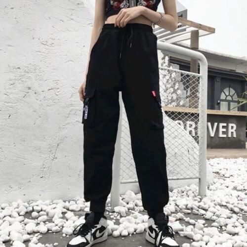 OPHAMEHT Women's Trousers Harem Pants