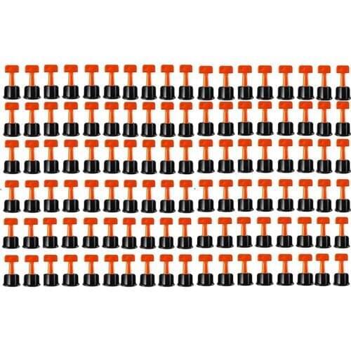 151 Pcs Flat Ceramic Level Wedges Tile Spacers Reusable Flooring Wall Tile Leveling System Leveler Locator Spacers Plier