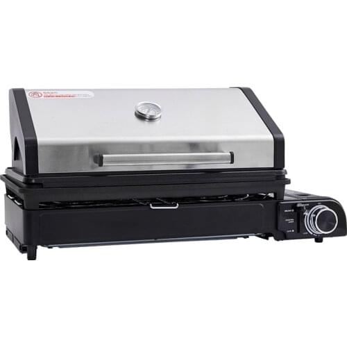 Portable Gas Stove Outdoor Grill Multifunctional Camping Grill Gas Stove Smokeless Windproof Grill Fish Grill Grill Pan 2.7kw