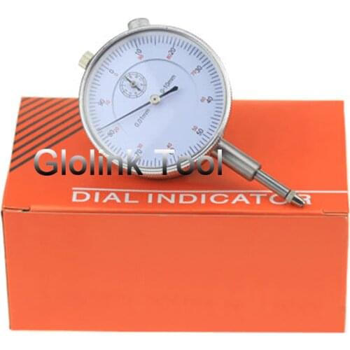 Precision Tool 0.01mm Accuracy Measurement Instrument Round 0-10mm Dial Indicator Gauge Vertical Contact Measurin Tool