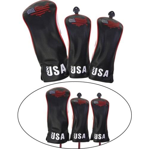 Golf Wood Headcover Anti-slip No. 1 3 5 400cc Driver Head Cover Protection