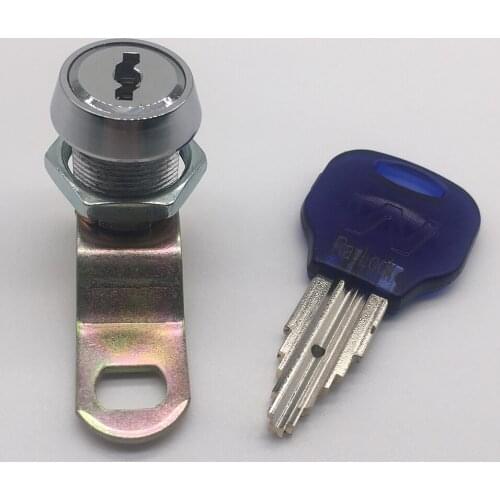 RAYLOCK 10 Pieces 23mm Keyed Differently Slot Machine W-shape Key Show Case Metal Door Cam Lock