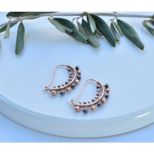 Handmade silver earrings free shipping from Turkey