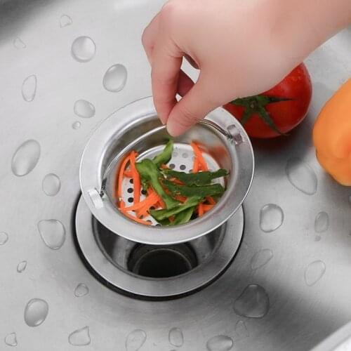 Kitchen Sink Strainer Waste Plug Drain Stopper Filter Basket Stainless Steel water tank filter mesh