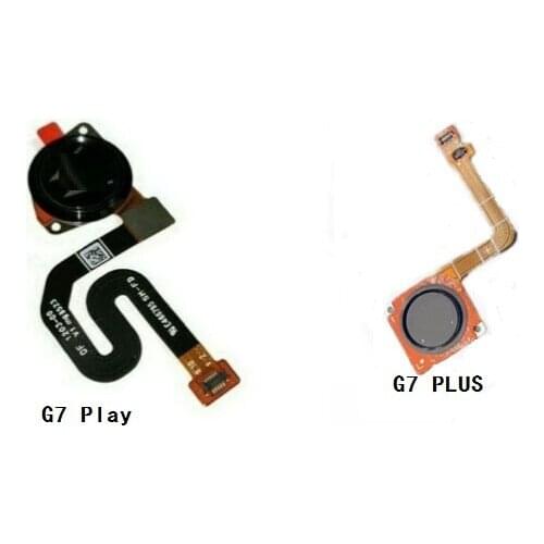 50pcs Home Finger Reader Fingerprint Touch ID Sensor Return Key Home Button Flex Cable For Motorola Moto G7 Plus Power PLAY