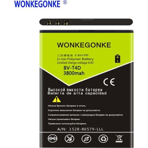 WONKEGONKE BV-T4D battery for Nokia Lumia 950 XL CityMan Lumia 940 XL RM-1118 BVT4D mobile phone Batteries Bateria