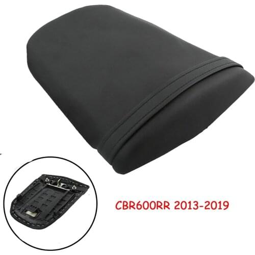Motorcycle Rear Passenger Cushion Pillion Seat Pad Leather Seat Pillion For Honda CBR600RR CBR600 RR 2013-2019