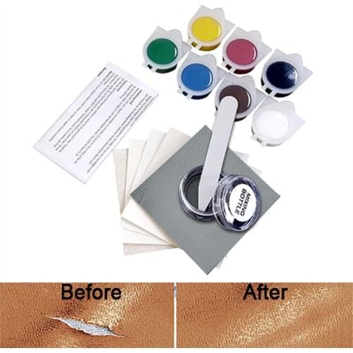 1 Set Car Leather Filler Repair Cream Vinyl Repair Liquid for Car Seat Sofa Scratch Restoration Cracks Rips Tools Accseeories