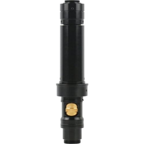 200X 400X FHD Big Depth of Field Adjustable Magnification Continuously Variable Video Microscope Camera C Mount Zoom Lens