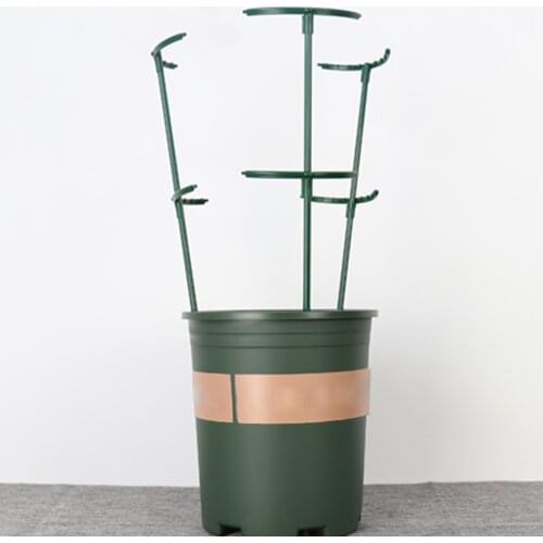 3PCS Plant Cages Supports T-shaped Plastic Vine Climbing Stand Self-assembly Arched Garden Flower Rack Reusable Cage convenient