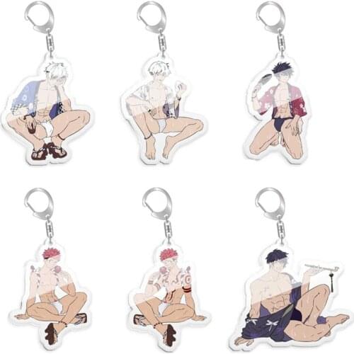 5pcs 10pcs Tokyo Revengers Baji Takemichi Mitsuya Chifuyu Kazutora PVC Pendant Key Chain Keyring