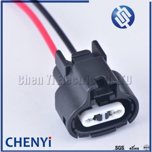 2 Pin female Auto Waterproof Sensor Connector Socket for Toyota Japanese IAT MAT Ap 2.2MM 90980-11163 7283-1224-10 with wires