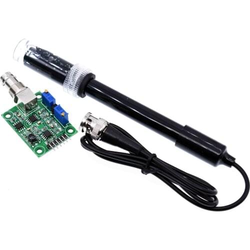 Liquid PH Value Detection detect Sensor Module Monitoring Control Board For Arduino BNC Electrode Probe Controller