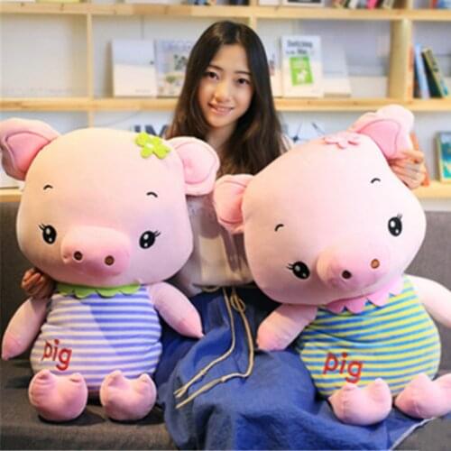 Fancytrader Big Soft Animal Pig Stuffed Doll Giant Cartoon Pig Pillow Doll Nice Lover Gifts 80cm 31inch