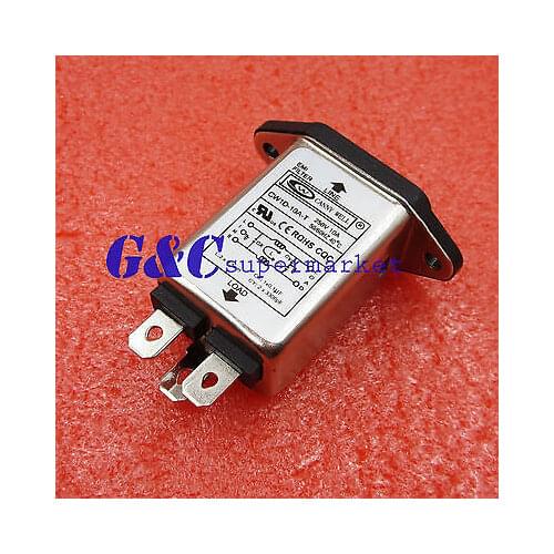 EMI RFI Filter AC 250V 10A CW1D-10A-T Suppressor Power Line Noise Filter