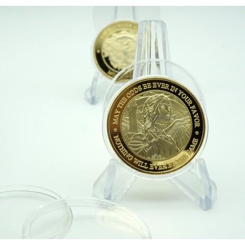 Replica American movie souvenir gold coin challenge custom coins