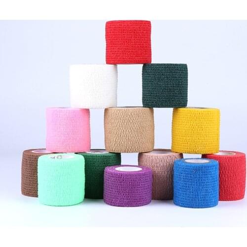 Colorful Bandage Treatment Gauze Tape Survival Kit First Aid Safety Tool Self-Adhesive Elastic Outdoor Hiking Camping Equipment