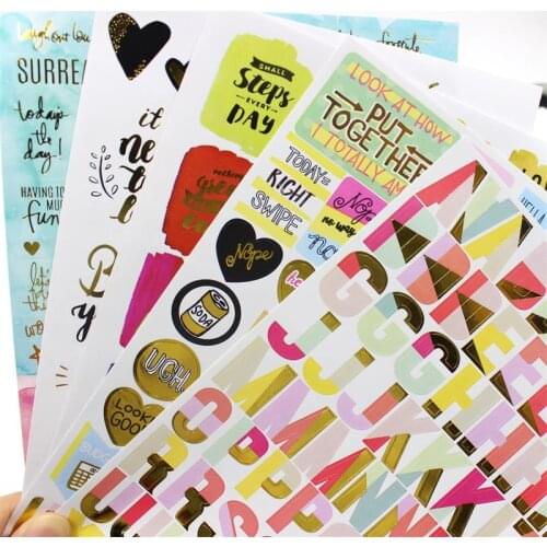 Love This Self- adhesive Paper Sticker for Scrapbooking/ DIY Crafts/ Card Making Decoration