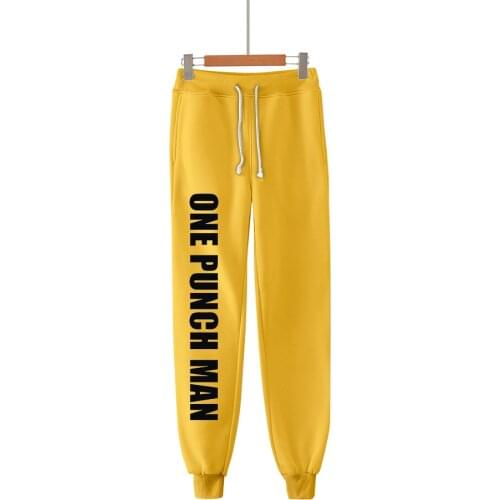 Anime One Punch Man 3D Printed Sweatpants Fashion Casual Jogger Pants Streetwear HIp Hop Slim Kpop Men/Women Warm Pants Trousers