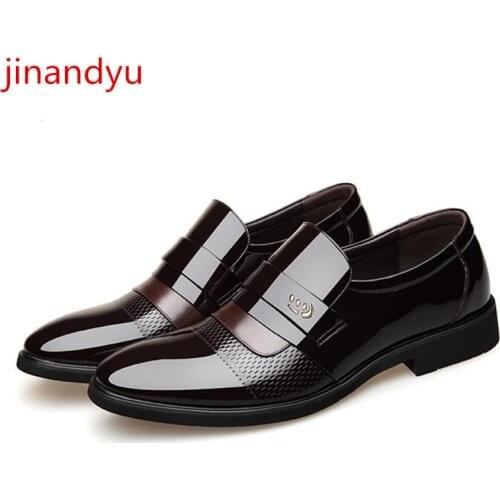 Mens Elevator Height Increase Shoes Mens Loafers British Style Men Leather Shoes Man Slip on Dress Office Leather Shoe for Men