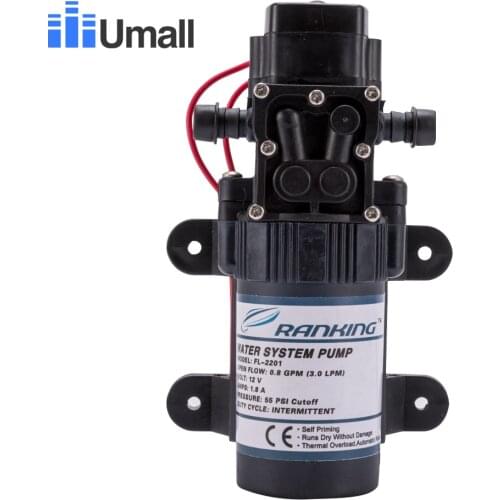 Submersible Water Pumps FL-2201 12V Micro Electric Sprayer Diaphragm Water Pump Self-priming Booster Pump
