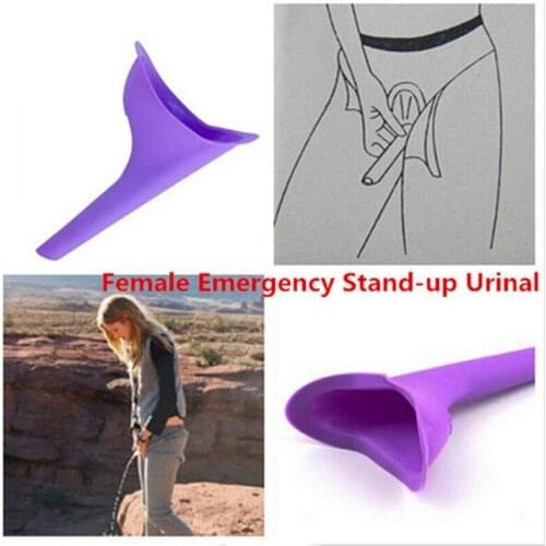 High Quality Portable Women Camping Urine Device Funnel Urinal Female Travel Urination Toilet Women Stand Up & Pee Soft Silicone