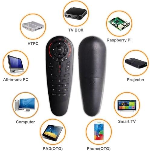 G30S 2.4G Wireless Remote Control Voice Air Mouse 33 Keys IR Learning Gyro Sensing Smart Remote for Game Android Tv Box