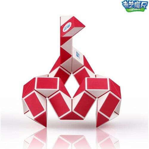 QIYI magic snake speed cubes 48 60 72 segments puzzle cubes educational magic ruler toys for Children Birthday Gifts Drop Ship
