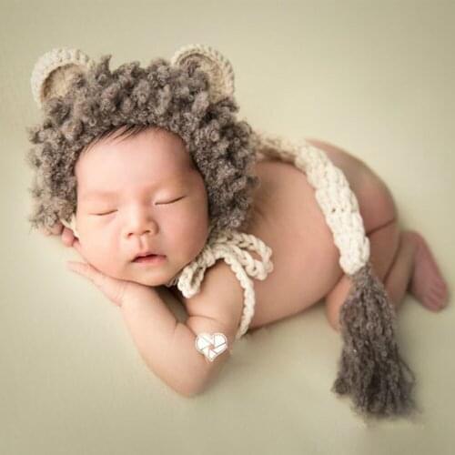 Newborn Photography Props Hat Annimal Cosplay Props Baby Photo Shoot Props Accessories