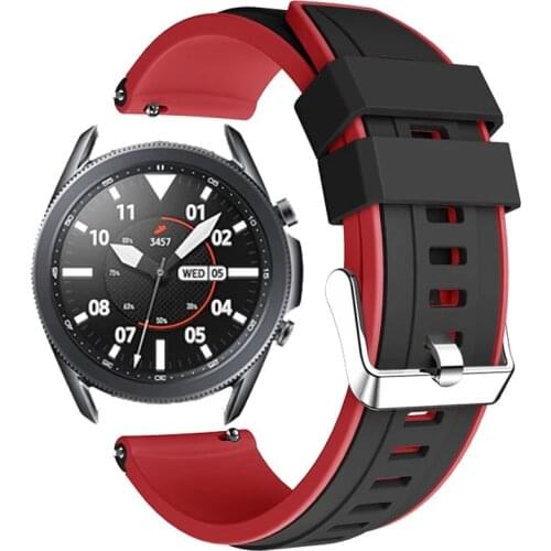 Strap For Samsung Galaxy Watch3 45MM/Watch 3 45MM LTE Smart Bracelet Silicone Wrist Bands For galaxy 46mm Gear S3 Correa
